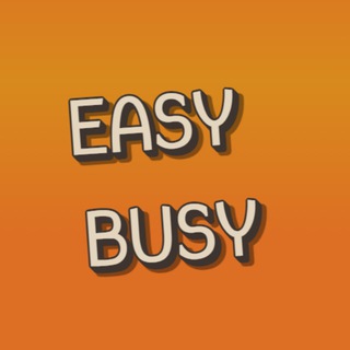 Логотип телеграм канала @easybusy_finance — Easy busy - просто о финансах для бизнеса