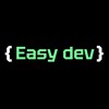 Логотип телеграм канала @easydev_school — EasyDev | NoCode, AI coding