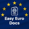 Логотип телеграм -каналу easyeudoc — Easy Euro Docs | ВНЖ та Громадянство ЄС