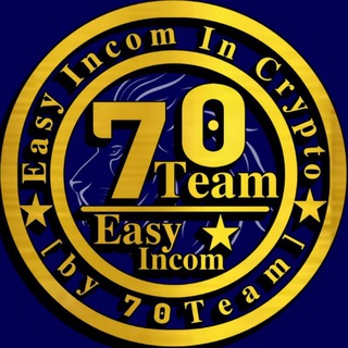 Логотип телеграм канала @easyincome_cryptomining_70team — 𝐄𝐚𝐬𝐲 𝐈𝐧𝐜𝐨𝐦𝐞 𝐢𝐧 𝐂𝐫𝐲𝐩𝐭𝐨 [𝐛𝐲~ 70 𝐓𝐞𝐚𝐦 🤑💸]