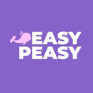 Логотип телеграм -каналу easypeasykyiv — EASY PEASY|Англійська - легко