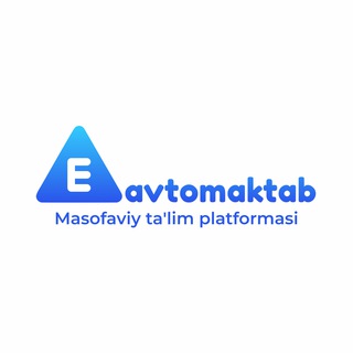 Telegram kanalining logotibi eavtomaktab — E-AVTOMAKTAB