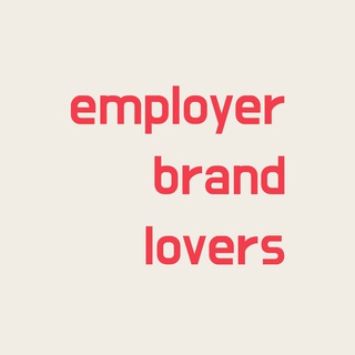 Telegram channel влюблённые в employer brand logo