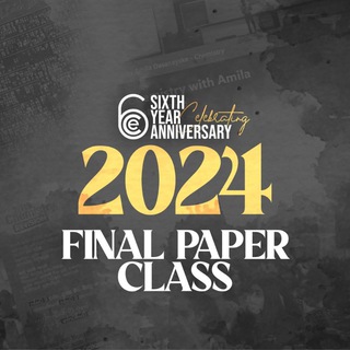 Logo of telegram channel echem24_paper — 2024 Final Paper Class | ECHEM