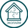 Логотип телеграм канала @ecolife_house — ЭкоЛайф | Каркасно-панельные дома