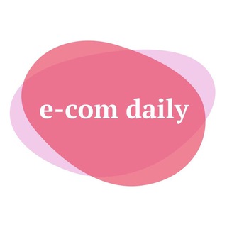 Логотип телеграм канала @ecommdaily — e-com daily