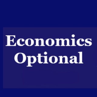 Logo saluran telegram economics_optionals — Economics Optional UPSC IAS