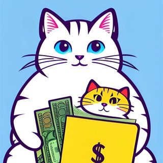Логотип телеграм канала @economycats — Экономика и котики