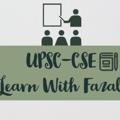 Logo saluran telegram economyforyoubyfazal — UPSC-CSE Learn with Fazal