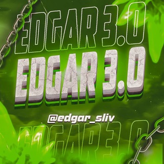 Логотип телеграм канала @edgar_sliv — EDGAR 3.0 彡🇷🇺