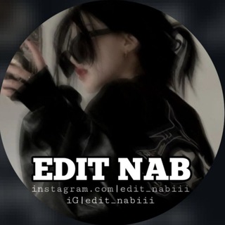 لوگوی کانال تلگرام edit_nabiii — Edit_nabiii
