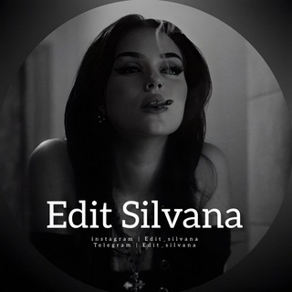 لوگوی کانال تلگرام edit_silvana — Edit Silvana