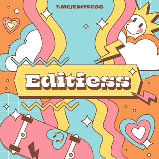 Logo saluran telegram editfess — EDIT FESS.