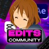 Логотип телеграм канала @editscommunityy — Edits Community 🍀