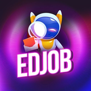 Логотип телеграм канала @edjob — EdJob - вакансии онлайн-школ
