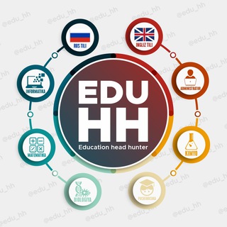 Telegram channel Edu HH | Ta'limga oid O'zbekona ishlar maskani logo