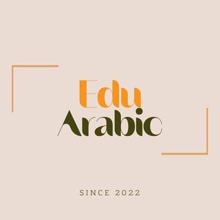 Telegram channel Edu arabic logo