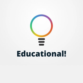 Logo of telegram channel educational_tg — Educational!