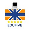 Логотип телеграм канала @edufive — Английский | Китайский | Японский | Магадан