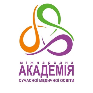 Логотип телеграм -каналу edumedukraine — Міжнародна академія сучасної медичної освіти