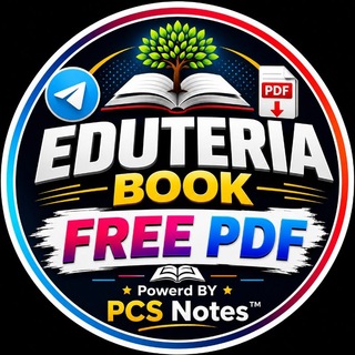 Telegram channel PCS Notes (EDUTERIA - E Book) ™ logo