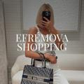 Logo saluran telegram efremovashopping — EFREMOVA | BUYER EUROPE | USA | DUBAI
