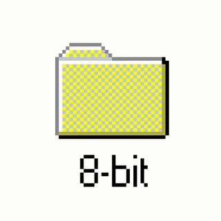 Логотип телеграм канала @eightbitfolder — 8-bit Folder