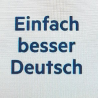 Logo des Telegrammkanals einfachbesserdeutsch - Einfach besser Deutsch mit Übung