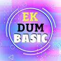 Logo saluran telegram ekdumbasic — EK DUM BASIC