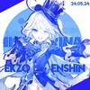 Логотип телеграм канала @ekzor_genshin — . ֪֪֪ ╰╼࣪ Ꮯᴇᴧᴇᴄᴛия 🀋 * 𖥔 ࣪˖