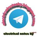 Logo saluran telegram electricalnotesby — electrical notes by