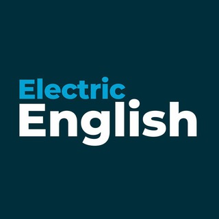 Logo of telegram channel electricenglish — Electric English