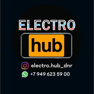 Логотип телеграм канала @electro_hub_dnr — Electro Hub