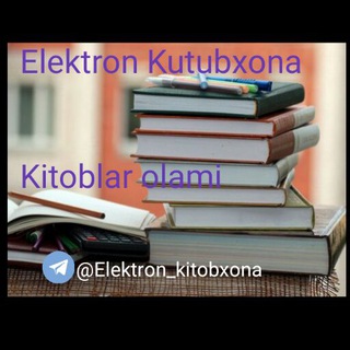 Telegram kanalining logotibi elektron_kitoblaruz — ELEKTRON KITOBLAR