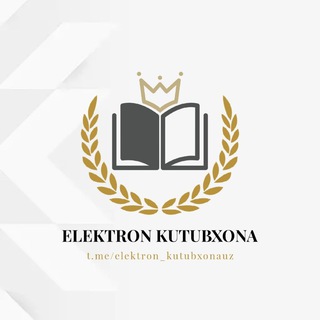 Telegram kanalining logotibi elektron_kutubxonauz — Elektron kutubxona📚