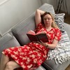 Логотип телеграм канала @elen_koza — Женщина с книгой