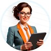 Логотип телеграм канала @elena_egevna — Елена ЕГЭвна: ассистент учителя-словесника
