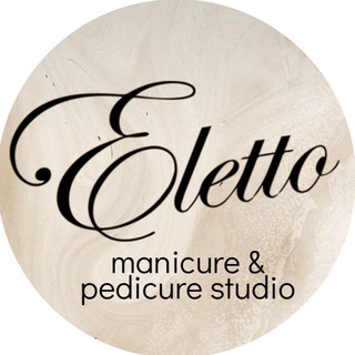Логотип телеграм канала @eletto_nails — eletto_chita - студия маникюра & педикюра