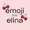 Логотип телеграм канала @elinaemoji — emoji from Elina | эмодзи на заказ