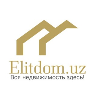 Логотип телеграм канала @elitdom_uz — ElitDom.uz