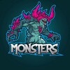 Логотип телеграм канала @elitemonstrs — MONSTERS | Спортивная аналитика