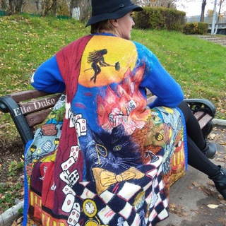 Логотип телеграм канала @elleduke_knit — Elle Duke knit 🎨🖌️