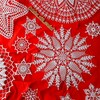 Логотип телеграм канала @elmira_with_crochet — Вязаные салфетки, скатерти и снежинки от Эльмиры ✨️