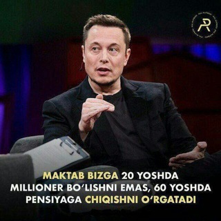 Telegram kanalining logotibi elon_motivation — Elon Mask Motivatsiya