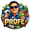 Logo of telegram channel elprofeecuador — EL PROFE 🇪🇨⚽️🏀🏈🎾