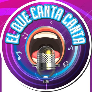 Telegram channel El Que Canta Canta logo