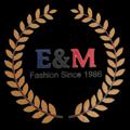 Logo saluran telegram emclothesfashion — FashionE&M تولیدوپخش