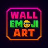 Logo of telegram channel emojiwallart — EMOJI by WALLART