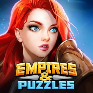 Логотип телеграм канала @empiresandpuzzlesgame — Empires & Puzzles 🧞‍♀️