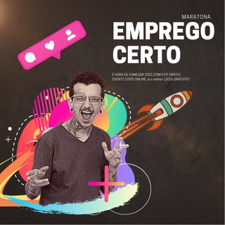 Telegram channel Maratona EMPREGO CERTO logo